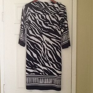 Black and white dress