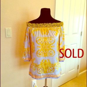 🚫🚫SOLD🚫🚫Cache Silk Top