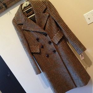 BCBG Max Azria tweed coat - size 2/4 - New
