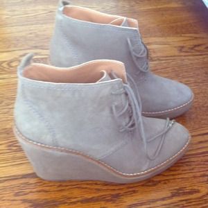 Zara wedge booties