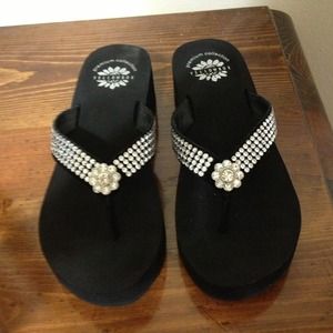 Yellow Box Flip Flops