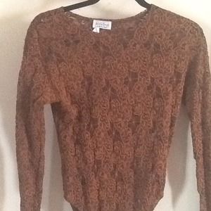 SOLD to @snowmachine!!!!!!!Lace-like Bodysuit