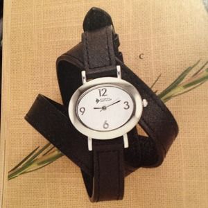 SOLD    Silpada triple wrap black watch brand new!