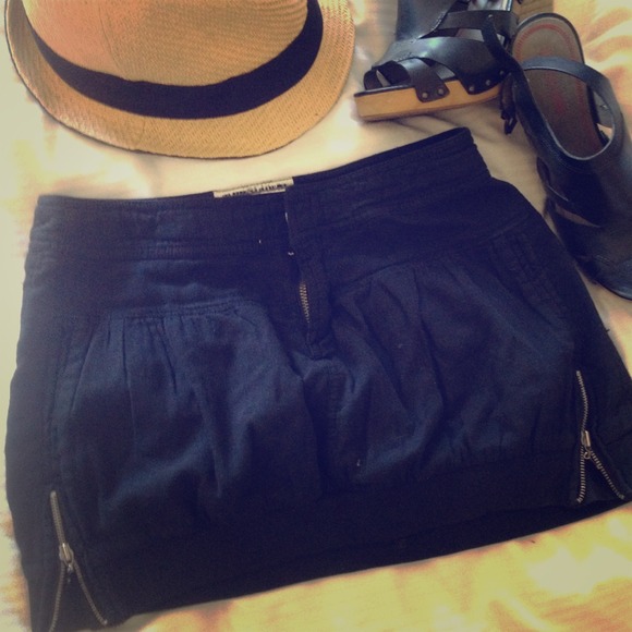 Cute 555Soul zipper tulip skirt