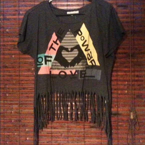 Power of love fringe top.