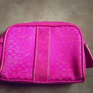 Coach make up bag