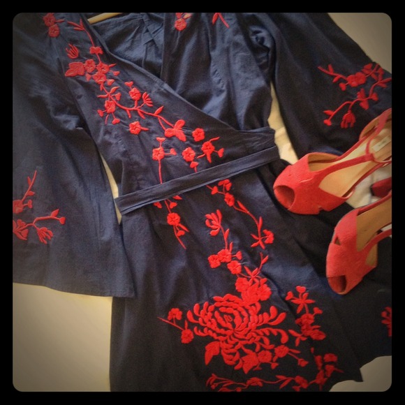 REDUCED Wrap Kimono Dress NWOT