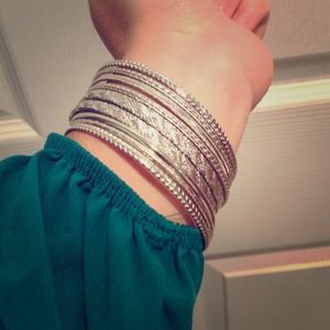 Silver bangles