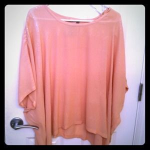 Blush sequin top