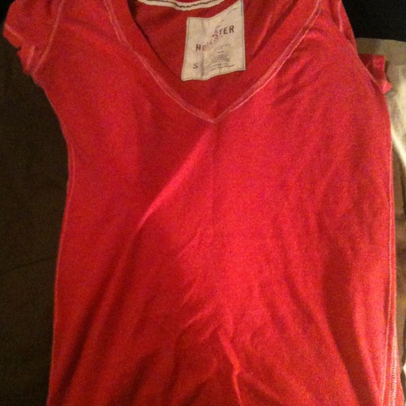 Pink hollister shirt