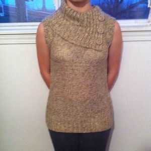 Adorable Button Neck Sweater!