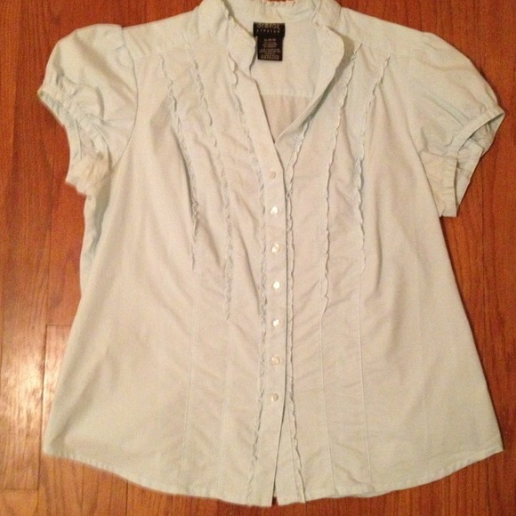 Baby blue dress shirt