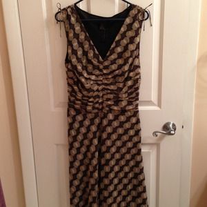 Any occasion dress - black + tan