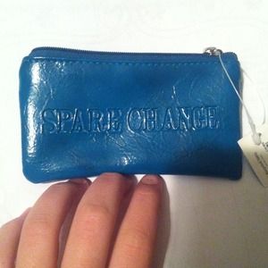 "spare change" coin purse