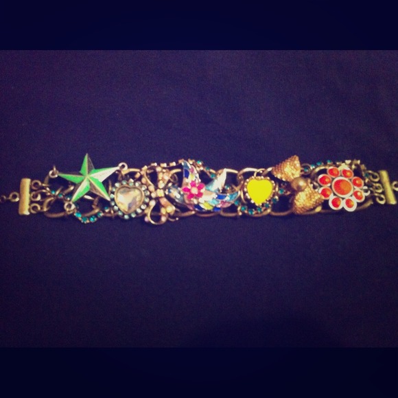 Betsy Johnson neon colors bracelet