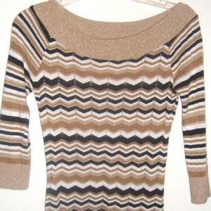 Gold, white, blk top