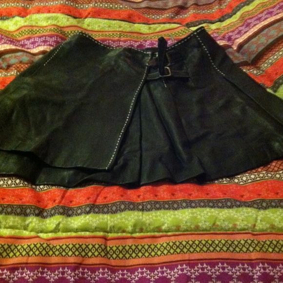 Tommy Hilfiger Leather Pleated mini