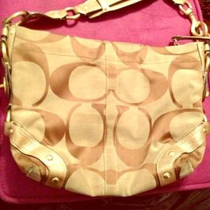 Coach handbag. Lightly used with minor blemishes.