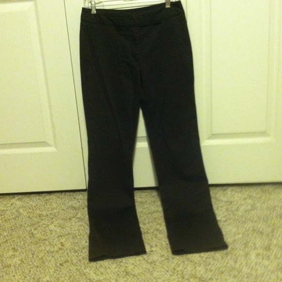 Dark brown dress pants
