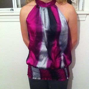 Sexy Multicolor Halter Top