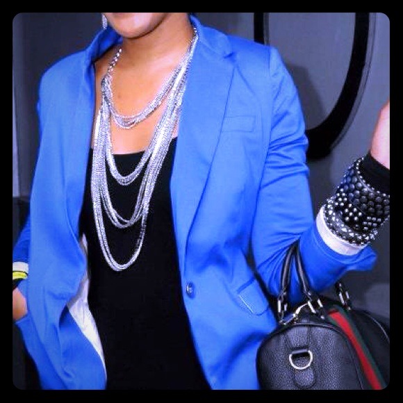 Cobalt blue blazer
