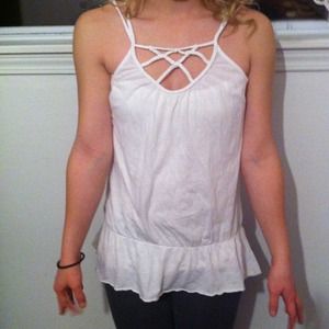 Express Beachy Braided Strap Tanktop