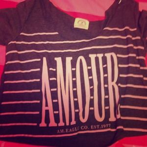 American Eagle Amour short sleeve top.