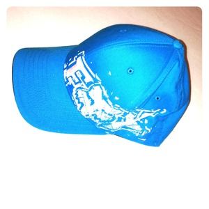 ⛔SOLD⛔Brand New Fox Racing Neon Blue Fitted Cap
