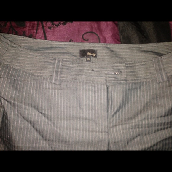 Grey with Pink Strips Pants