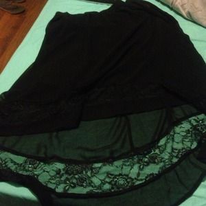 Black high and low skirt!!! BRAND NEW!