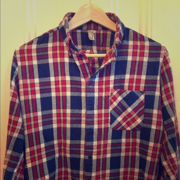 American Apparel Other - ON HOLD-Men's American Apparel Red Plaid Shirt