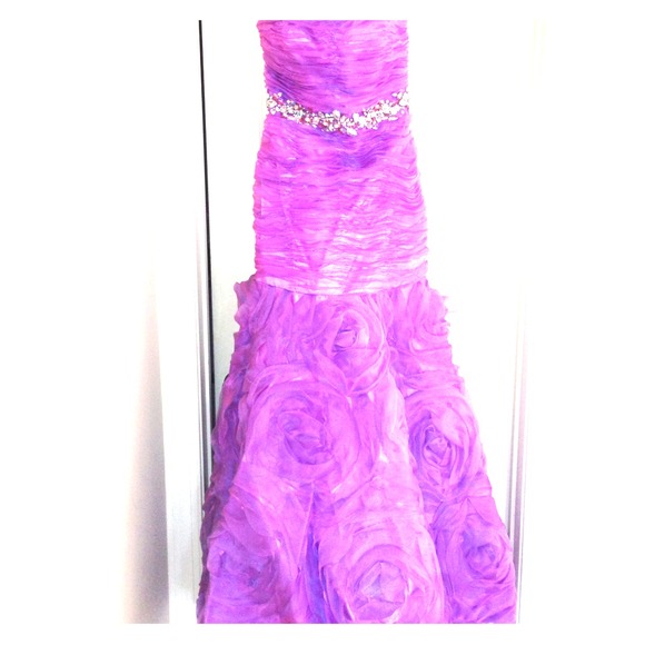 Lavender Tiffany Mermaid 2012 Prom Dress!