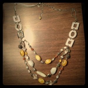 Lia Sophia glass bead necklace