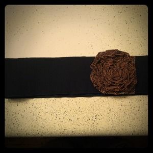 ✔Brown flower belt