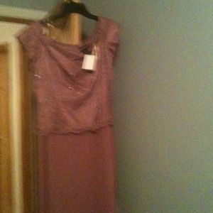 Lace, floor length gown, sequence top,