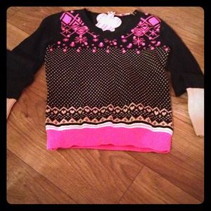 Lowered price. Brand new w/tag Vera Wang Sweater