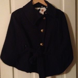Vintage Style Navy Coat