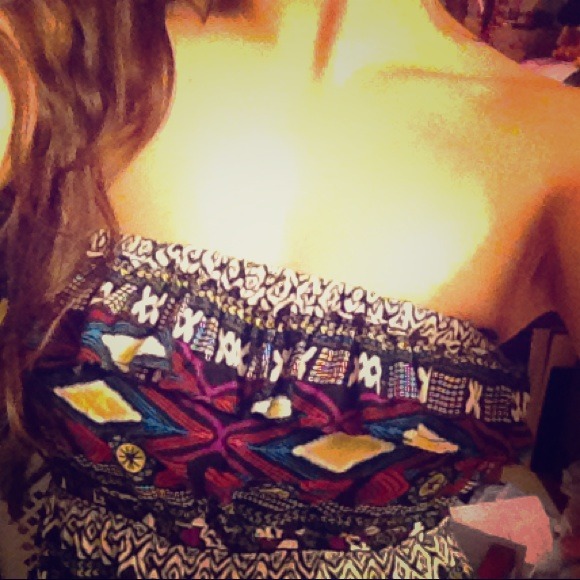 Forever 21 Strapless Dress - Picture 1 of 2