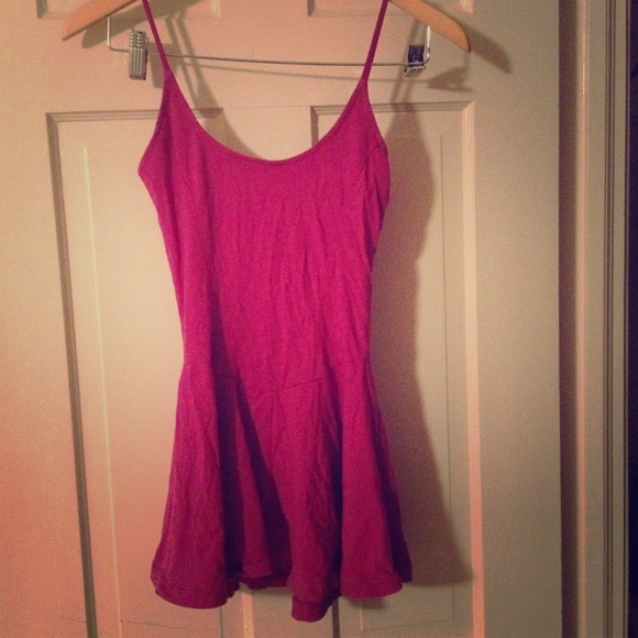 Free People magenta tunic