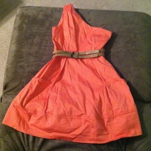 Coral Jessica Simpson dress sz 8