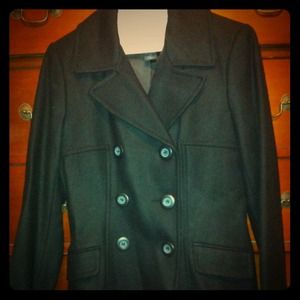 Victoria's Secret (moda) black peacoat