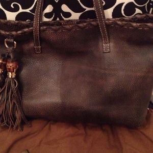AUTHENTIC Gucci leather tote
