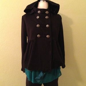 Military light hooded jacket