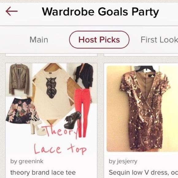 theory brand lace tee - Picture 4 of 4