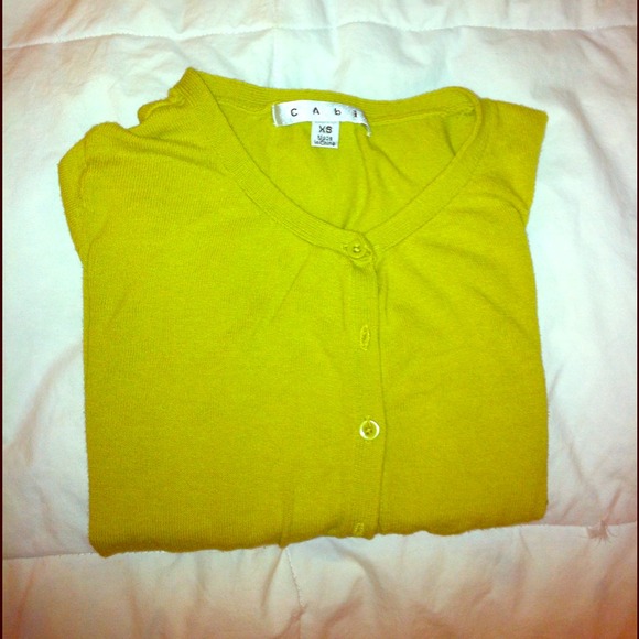 Lime Green Cardigan