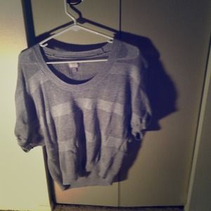 Grey M cover up shirt