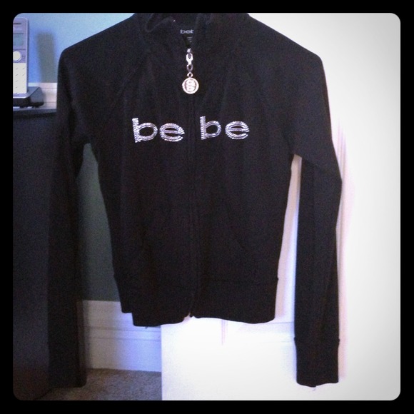 Bebe zip up light cotton jacket
