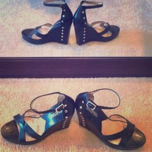 Michael Kors studded wedge sandal