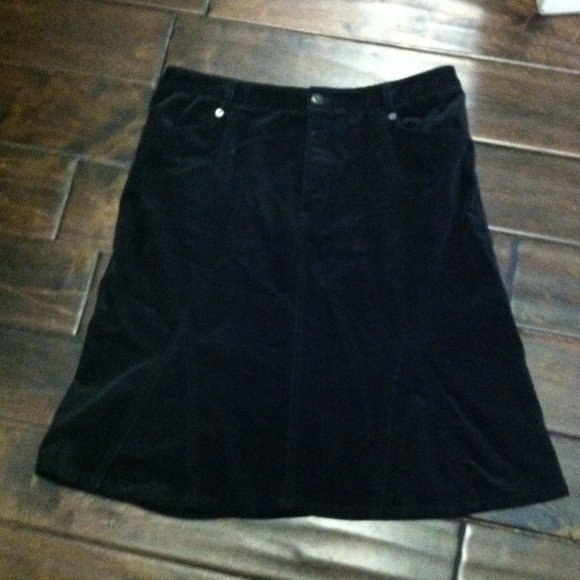Ninewest aline corduroy skirt