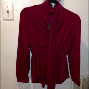 Burgundy Top.